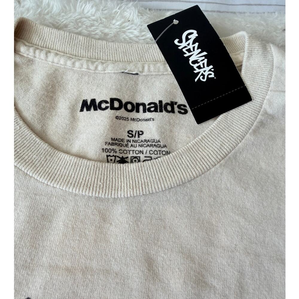 McDonald’s You Deserve a Break Today Retro Graphic Tee Small NWT - Picture 5 of 6